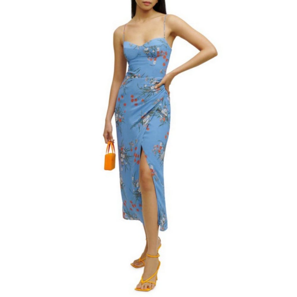 💕REFORMATION💕 Kourtney Midi Dress ~ Arles Floral Print 0